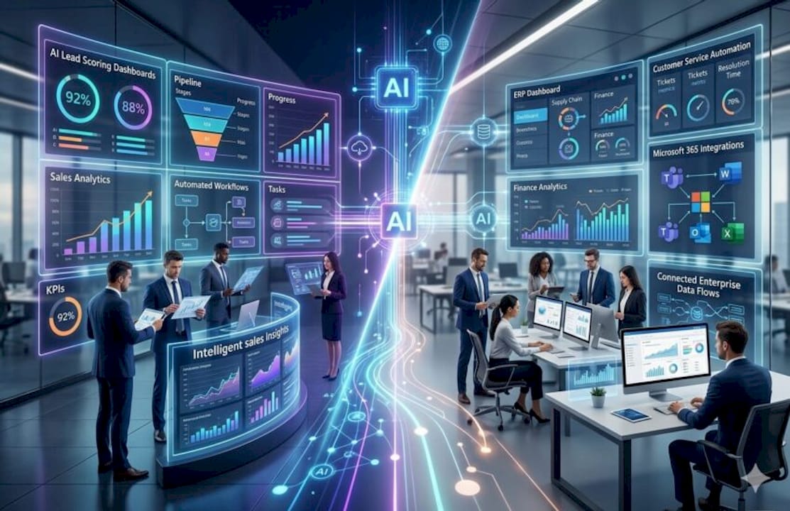 Salesforce vs Dynamics 365 AI CRM Comparison Guide
