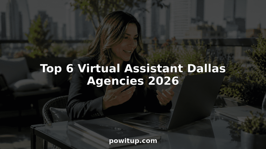Businesswoman video calling in Dallas office