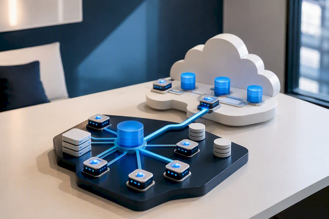Hybrid cloud and local AI infrastructure