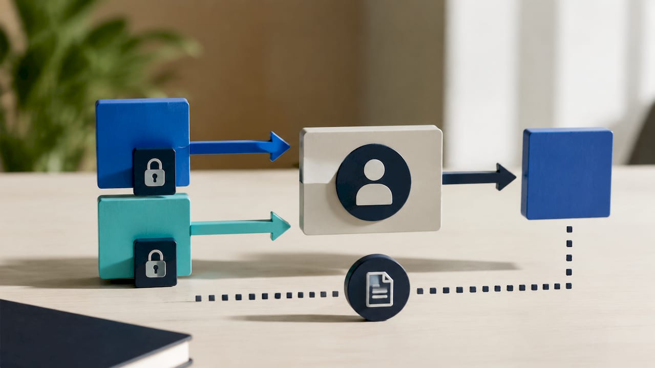 Client data separation and approval gates