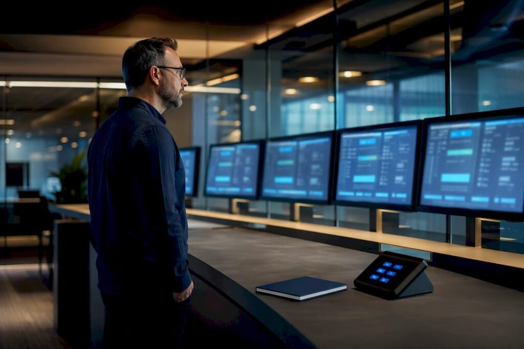 Leader monitoring automated business workflows