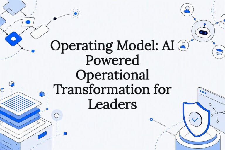 AI operating model title card illustration