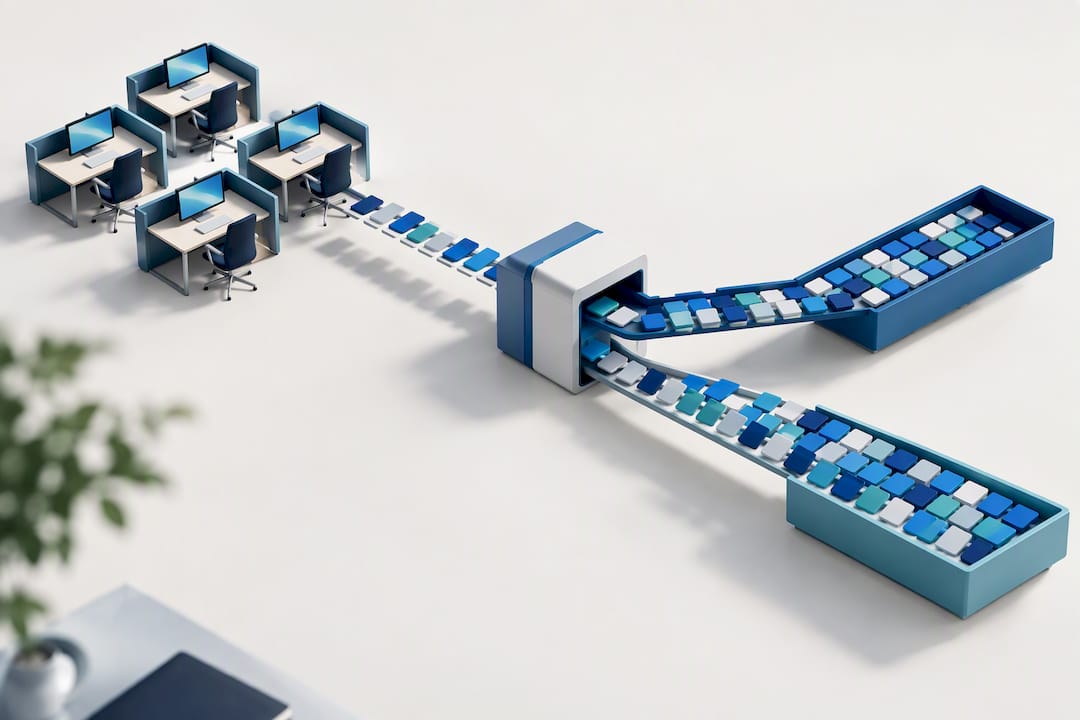 Illustration of automated capacity doubling