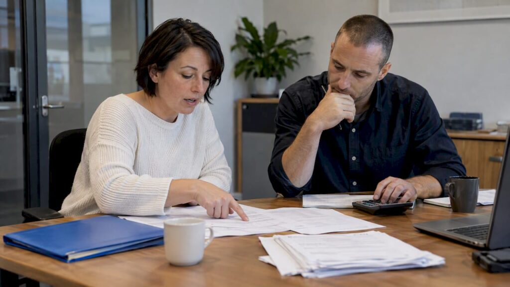 Leads reviewing AI pilot costs together