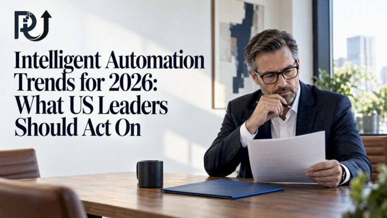 Leader reviewing an automation investment brief
