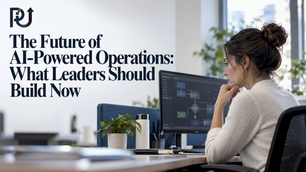 Leader reviewing an AI agent workflow