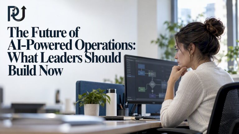 Leader reviewing an AI agent workflow